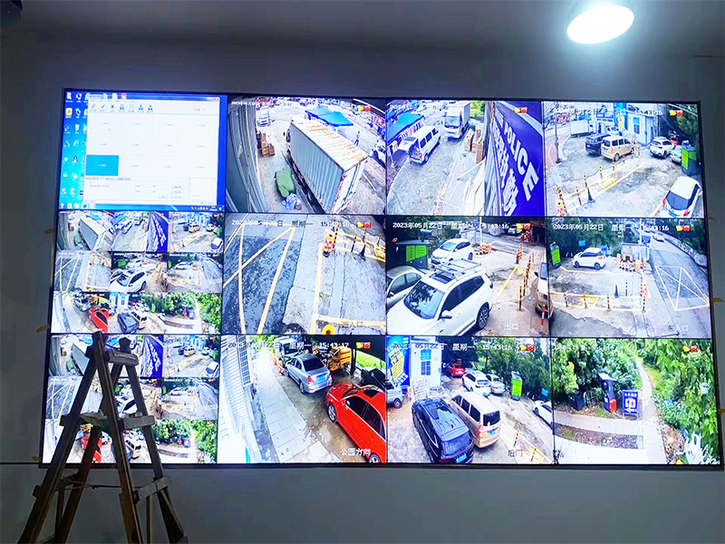 拼接大屏在智慧停車場得到使用